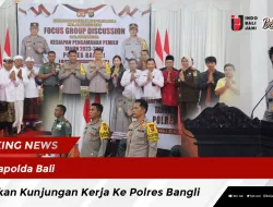 Kapolda Bali Adakan Kunjungan Kerja Ke Polres Bangli
