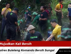 Wujudkan Kali Bersih, Kapolres Buleleng Komando Bersih Sungai