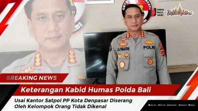 Keterangan Kabid Humas Polda Bali, Usai Kantor Satpol PP Kota Denpasar Diserang Oleh Kelompok Orang Tidak Dikenal