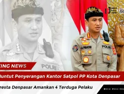 Buntut Penyerangan Kantor Satpol PP Kota Denpasar, Polresta Denpasar Amankan 4 Terduga Pelaku