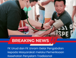 FK Unud dan FK Unram Gelar Pengabdian kepada Masyarakat melalui Pemeriksaan Kesehatan Penyelam Tradisional