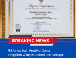 FEB Unud Raih Predikat Zona Integritas Wilayah Bebas Dari Korupsi