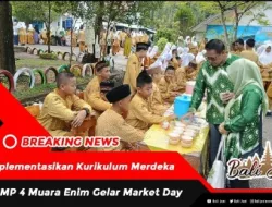 Implementasikan Kurikulum Merdeka, SMP 4 Muara Enim Gelar Market Day