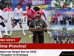 Lima Provinsi Ikuti Kejurnas Street Soccer 2023 Piala Pangdam II/Sriwijaya