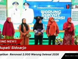 Bupati Sidoarjo Targetkan Renovasi 2.000 Warung Selesai 2026