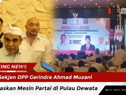 Sekjen DPP Gerindra Ahmad Muzani Panaskan Mesin Partai di Pulau Dewata