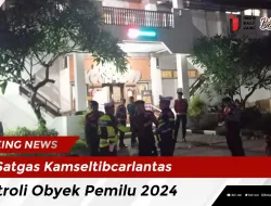 Satgas Kamseltibcarlantas Patroli Obyek Pemilu 2024