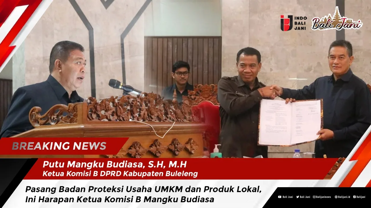 Pasang Badan Proteksi Usaha Umkm Dan Produk Lokal Ini Harapan Ketua Komisi B Mangku Budiasa