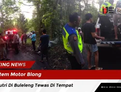 Rem Motor Blong, Pasutri Di Buleleng Tewas Di Tempat