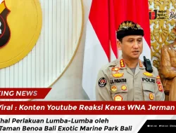Viral : Konten Youtube Reaksi Keras WNA Jerman Perihal Perlakuan Lumba-Lumba oleh PT. Taman Benoa Bali Exotic Marine Park Bali