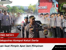 Wakapolres Kompol Ketut Darta Berikan Saat Pimpin Apel Jam Pimpinan