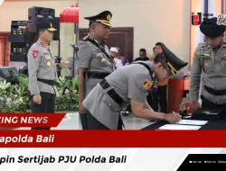 Kapolda Bali Pimpin Sertijab PJU Polda Bali