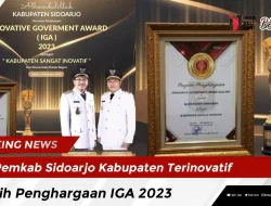 Pemkab Sidoarjo Kabupaten Terinovatif, Raih Penghargaan IGA 2023