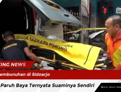 Pembunuhan di Sidoarjo, Ibu Paruh Baya Ternyata Suaminya Sendiri