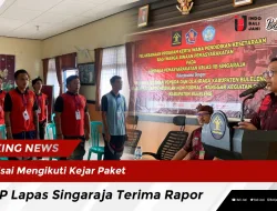 Usai Mengikuti Kejar Paket, WBP Lapas Singaraja Terima Rapor