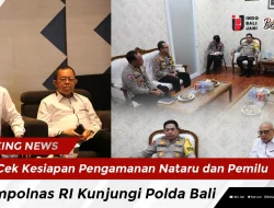 Cek Kesiapan Pengamanan Nataru dan Pemilu, Kompolnas RI Kunjungi Polda Bali