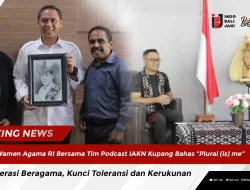 Wamen Agama RI Bersama Tim Podcast IAKN Kupang Bahas “Plural (is) me”: Moderasi Beragama, Kunci Toleransi dan Kerukunan
