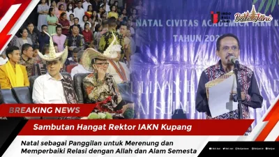 Sambutan Hangat Rektor IAKN Kupang: Natal sebagai Panggilan untuk Merenung dan Memperbaiki Relasi dengan Allah dan Alam Semesta