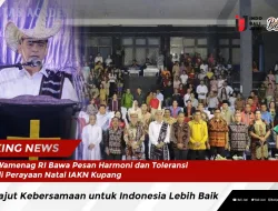 Wamenag RI Bawa Pesan Harmoni dan Toleransi di Perayaan Natal IAKN Kupang: Merajut Kebersamaan untuk Indonesia Lebih Baik