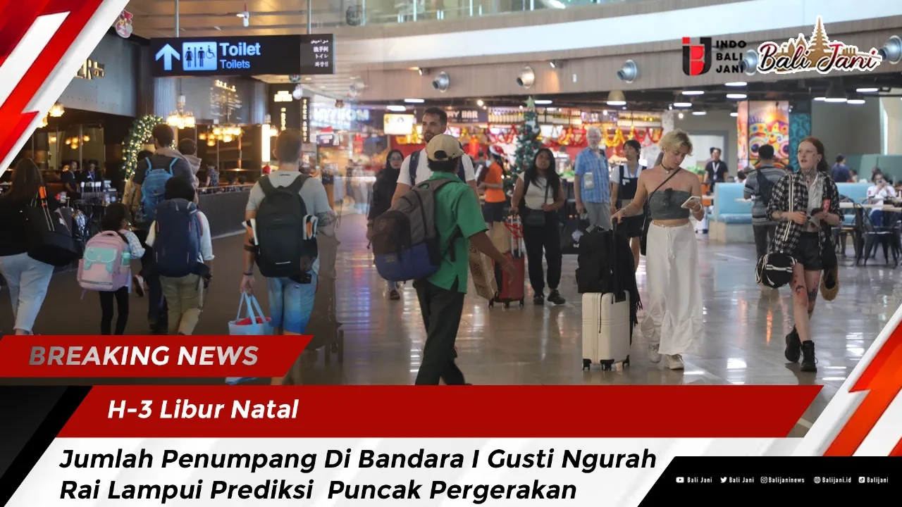 H-3 Libur Natal, Jumlah Penumpang Di Bandara I Gusti Ngurah Rai Lampui ...