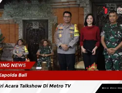 Kapolda Bali Hadiri Acara Talkshow Di Metro TV