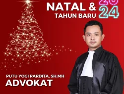 Adv Putu Yogi Pardita : Sampaikan Ucapan Selamat Natal dan Tahun Baru
