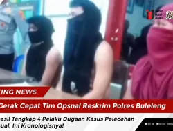 Gerak Cepat Tim Opsnal Reskrim Polres Buleleng Berhasil Tangkap 4 Pelaku Dugaan Kasus Pelecehan Seksual, Ini Kronologisnya!