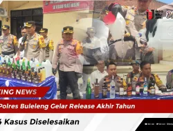 Polres Buleleng Gelar Release Akhir Tahun, 494 Kasus Diselesaikan