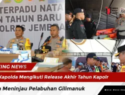 Kapolda Mengikuti Release Akhir Tahun Kapolri dan Meninjau Pelabuhan Gilimanuk