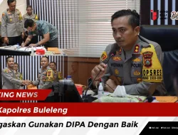 Kapolres Buleleng Tegaskan Gunakan DIPA Dengan Baik