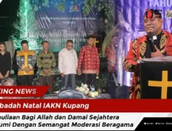 Ibadah Natal IAKN Kupang: Kemuliaan Bagi Allah dan Damai Sejahtera di Bumi Dengan Semangat Moderasi Beragama