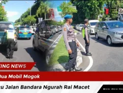 Dua Mobil Mogok Picu Jalan Bandara Ngurah Rai Macet