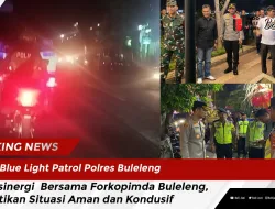 Blue Light Patrol Polres Buleleng bersinergi Bersama Forkopimda Buleleng, Pastikan Situasi Aman dan Kondusif