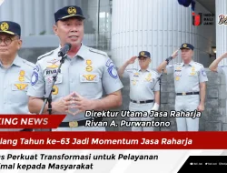 Ulang Tahun ke-63 Jadi Momentum Jasa Raharja Terus Perkuat Transformasi untuk Pelayanan Optimal Kepada Masyarakat