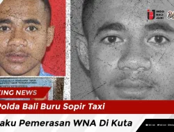 Polda Bali Buru Sopir Taxi Pelaku Pemerasan WNA Di Kuta