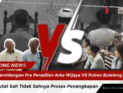 Persidangan Pra Peradilan Arka Wijaya VS Polres Buleleng Berkutat Sah Tidak Sahnya Proses Penangkapan