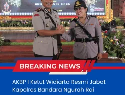 AKBP I Ketut Widiarta Resmi Jabat Kapolres Bandara Ngurah Rai