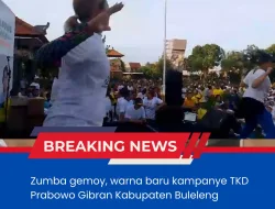 Zumba gemoy, warna baru kampanye TKD Prabowo Gibran Kabupaten Buleleng