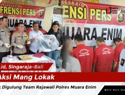 Aksi Mang Lokak Keok Digulung Team Rajawali Polres Muara Enim
