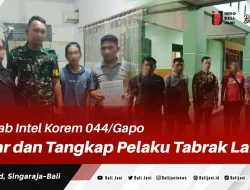 Timgab Intel Korem 044/Gapo Kejar dan Tangkap Pelaku Tabrak Lari