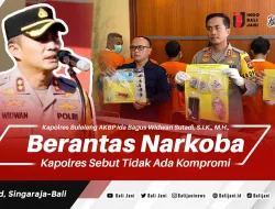 Berantas Narkoba, Kapolres Sebut Tidak Ada Kompromi