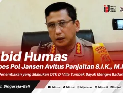 Terkait Penembakan yang dilakukan OTK Di Villa Tumbak Bayuh Mengwi Badung