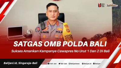 Satgas OMB Polda Bali Sukses Amankan Kampanye Cawapres No Urut 1 Dan 2 Di Bali