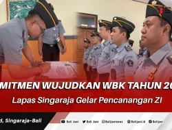 Komitmen Wujudkan WBK Tahun 2024, Lapas Singaraja Gelar Pencanangan ZI