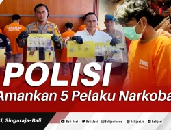 Polisi Amankan 5 Pelaku Narkoba