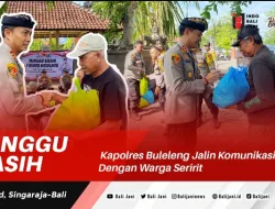 Minggu Kasih, Kapolres Buleleng Jalin Komunikasi Dengan Warga Seririt