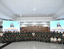 Ratusan Prajurit Pushubad Ikuti Bimtek Public Speaking