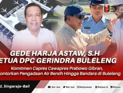 Komitmen Capres Cawapres Prabowo Gibran, Gelontorkan Pengadaan Air Bersih Hingga Bandara di Buleleng
