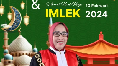 Ketua Pengadilan Negeri Singaraja “Heriyanti” Mengucapkan Hari Isra Mi’raj dan Hari Raya Imlek Tahun 2024