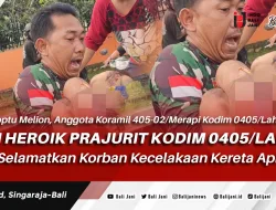 Aksi Heroik Prajurit Kodim 0405/Lahat Selamatkan Korban Kecelakaan Kereta Api